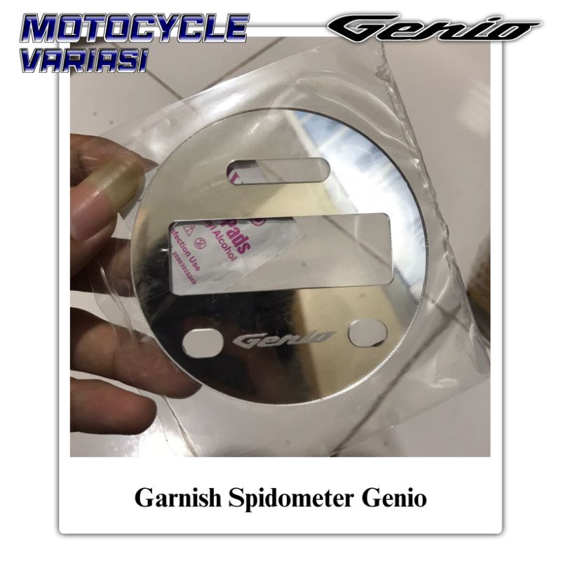 Garnish Speedometer Genio Garnis Cover Spidometer Genio Antigores Spidometer Genio