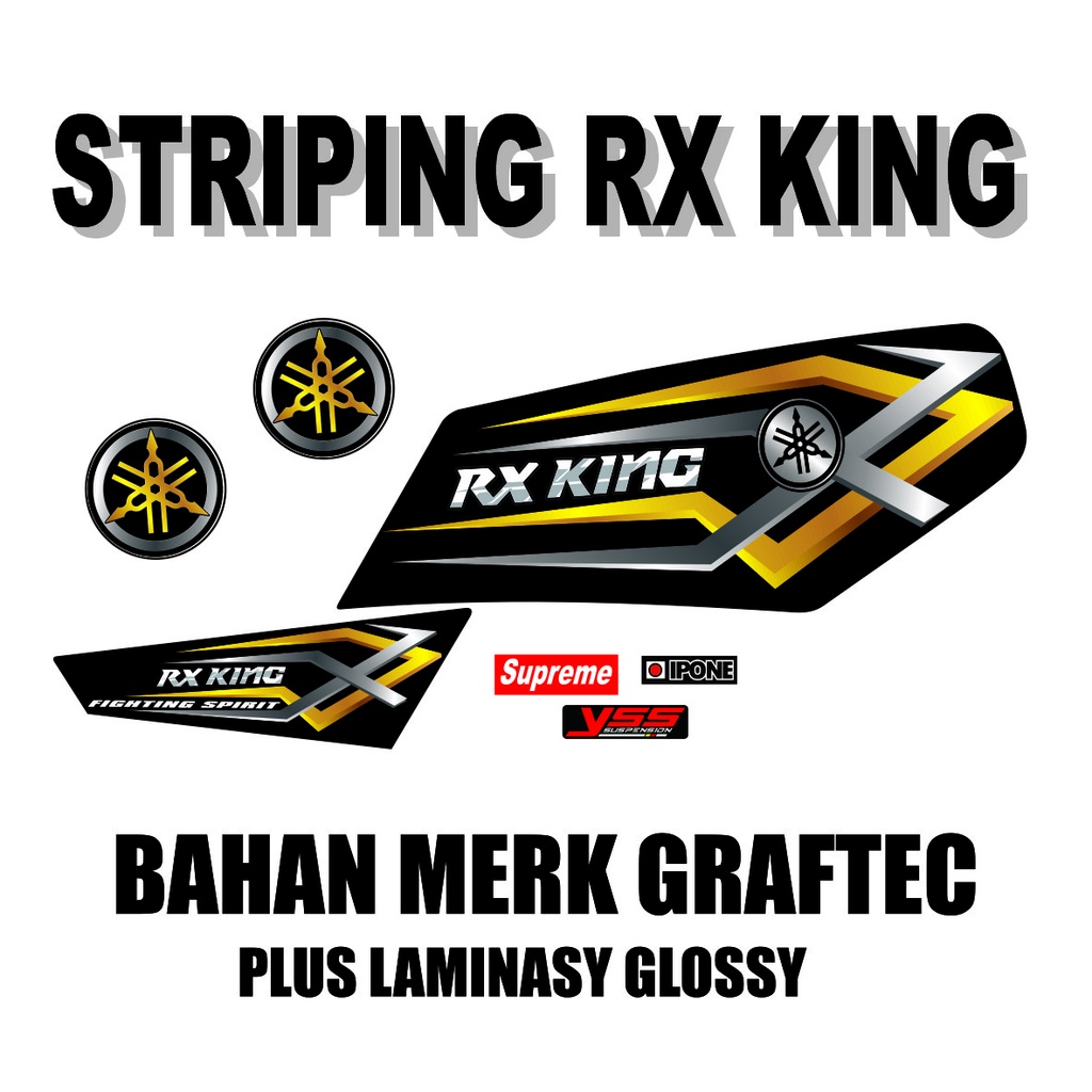 STRIPING RX KING STICKER LIST VARIASI YAMAHA RX KING