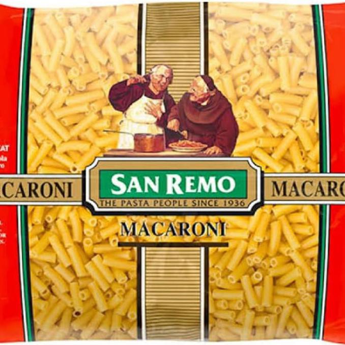 

Terlaris# San Remo Pasta Macaroni #38 500Gr No Additive