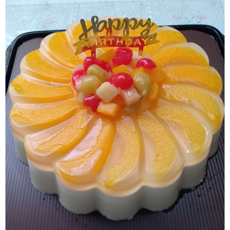 

linna cookies puding buah peach