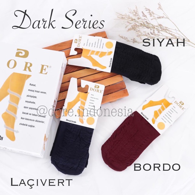 Kaos Kaki Turki DORE Original 🇹🇷 (Turkish Socks) Kaos Kaki Rasa Stocking-5