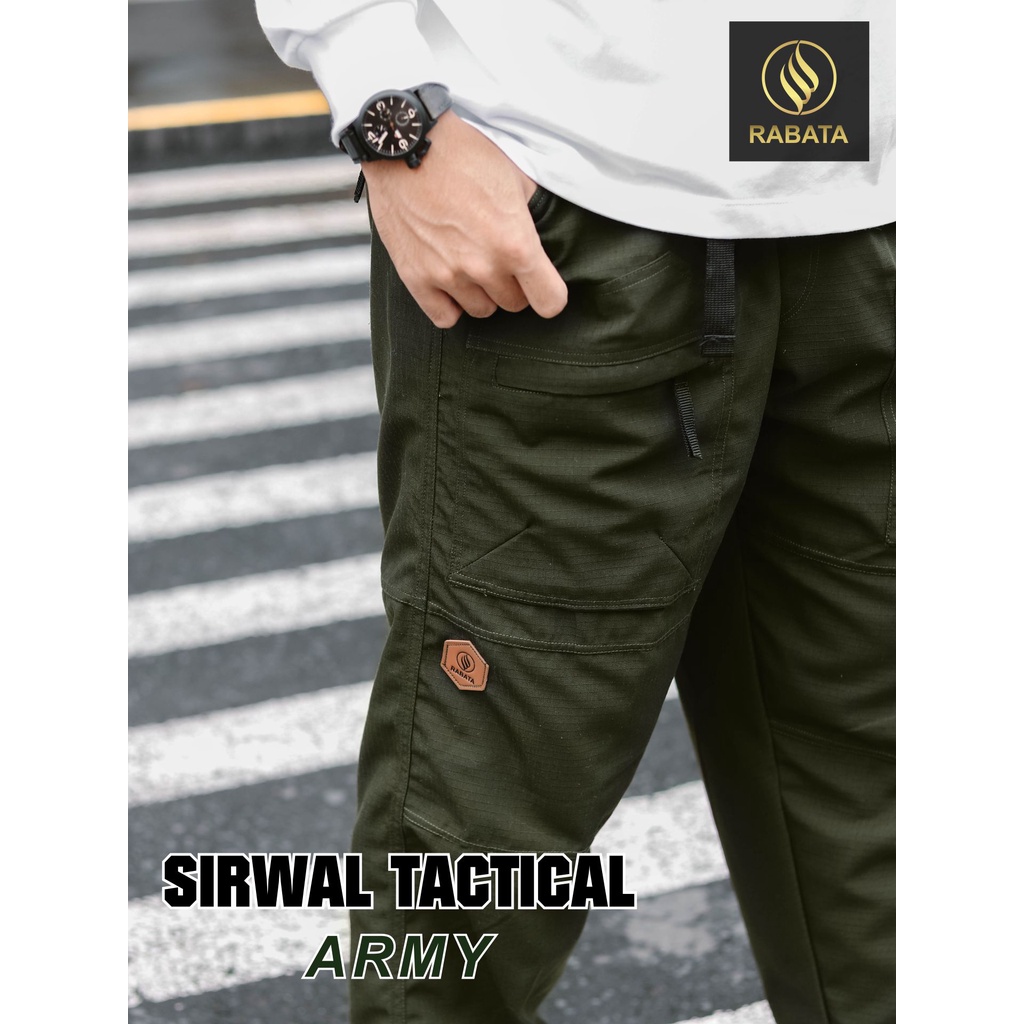 SIRWAL TACTICAL RABATA - Army XXXL Bahan Ribstop