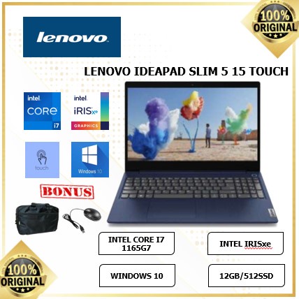 Laptop Lenovo Ideapad Slim 5 Core i7 Touchscreen