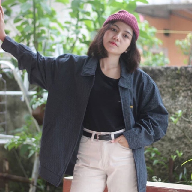 UNIBOS TARTAN GREY DARK JAKET