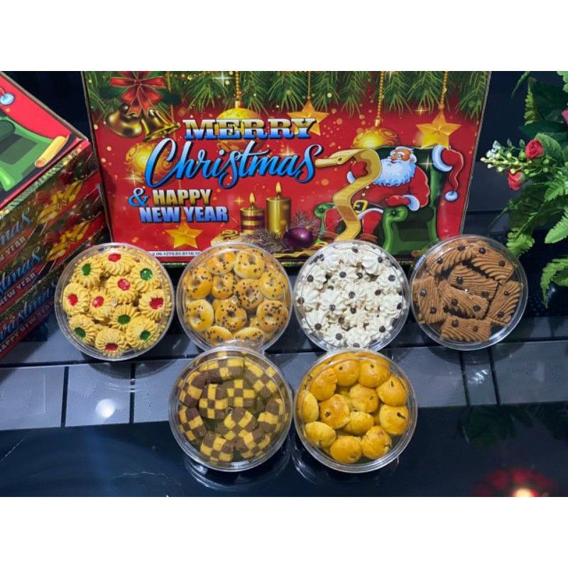 

KUE KERING KADO NATAL&THN BARU 2021/ISI 6BOX TERLARIS TIAP TAHUN/HAMPERS/MERRY CHRISTMAS/BHN PREMIUM