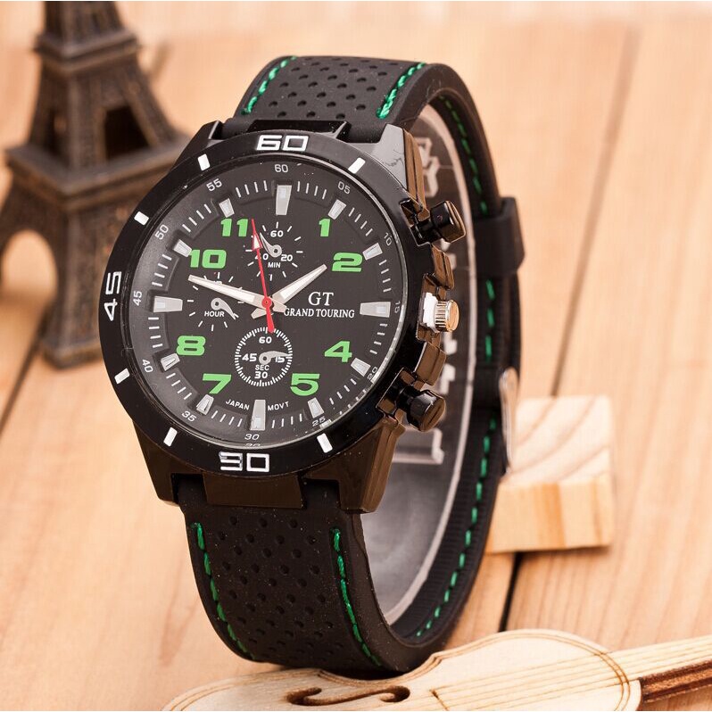 Jam Tangan Pria A0129 Jam Tangan Militer Kuarsa Silikon
