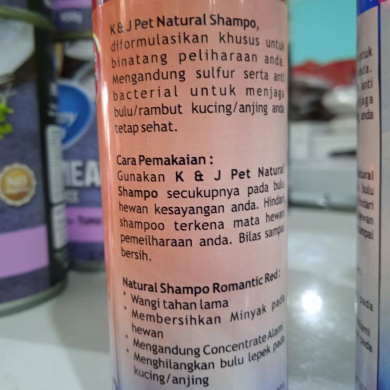 Shampo Kutu + Jamur + Conditioner Kucing dan Anjing 100ml - K&amp;J sampo Hewan