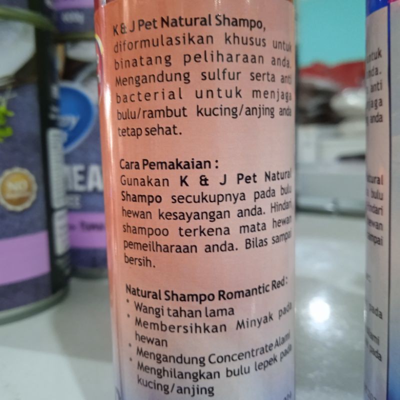 Shampo Kutu + Jamur + Conditioner Kucing dan Anjing 100ml - K&amp;J sampo Flea &amp; tick