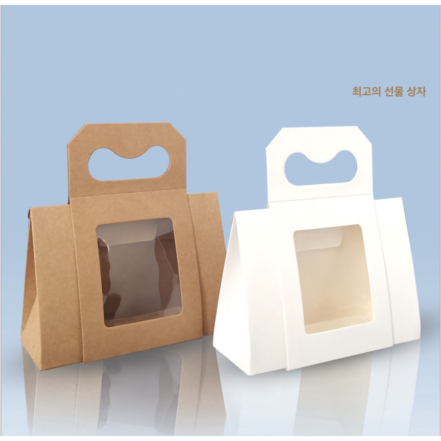 

Kotak Souvenir Kardus Kemasan Jinjing Gift Box Kotak Kado Jendela Hampers Packaging 16x5,5x11
