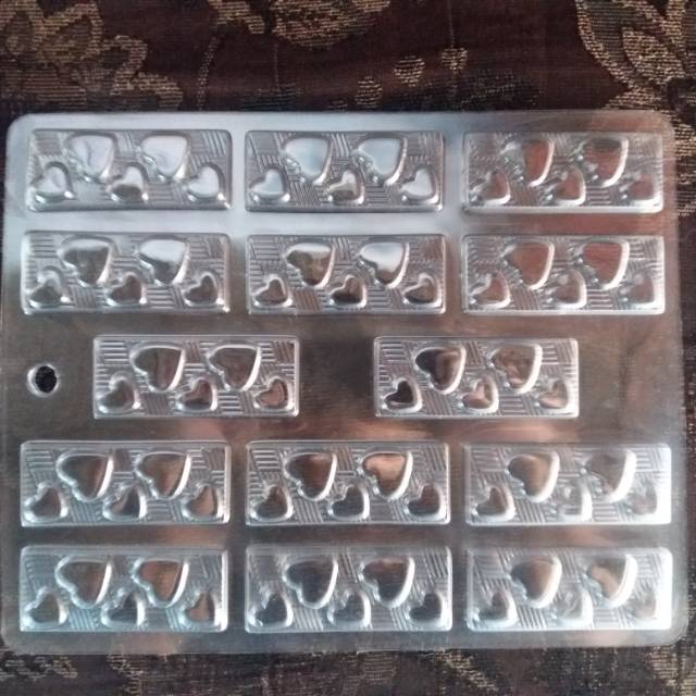 Cetakan Coklat Mika Pagar Love