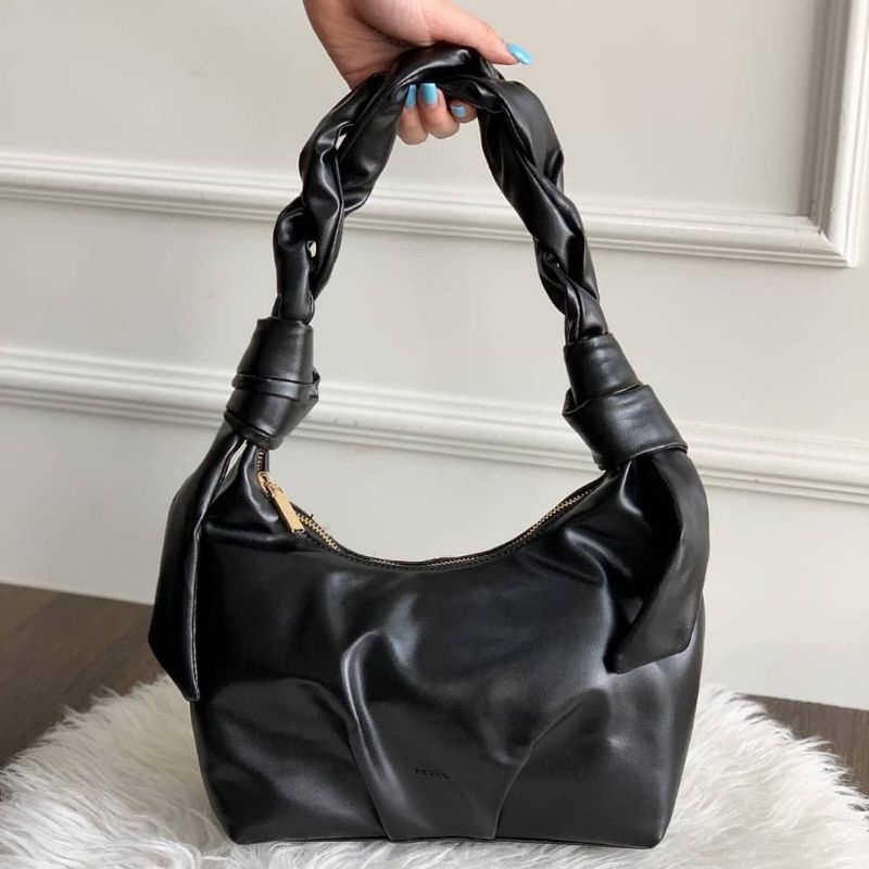 9.9 SALE | PDRO Hobo Bag with Twisted Top Handle