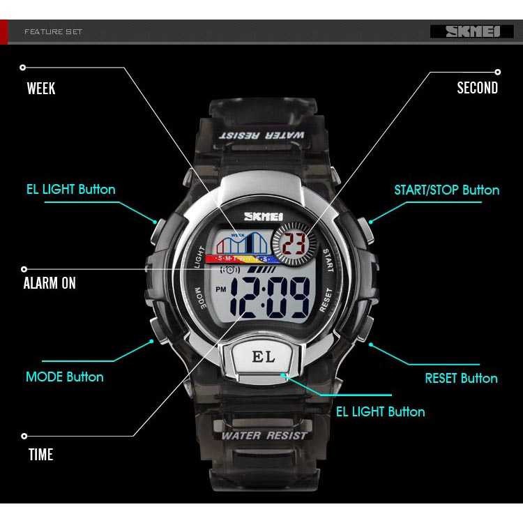 Jam Tangan Sporty Anak JT 113 Jamtangan Skmei Digital Terbaru Berkualitas Skemei Anak Waterproof