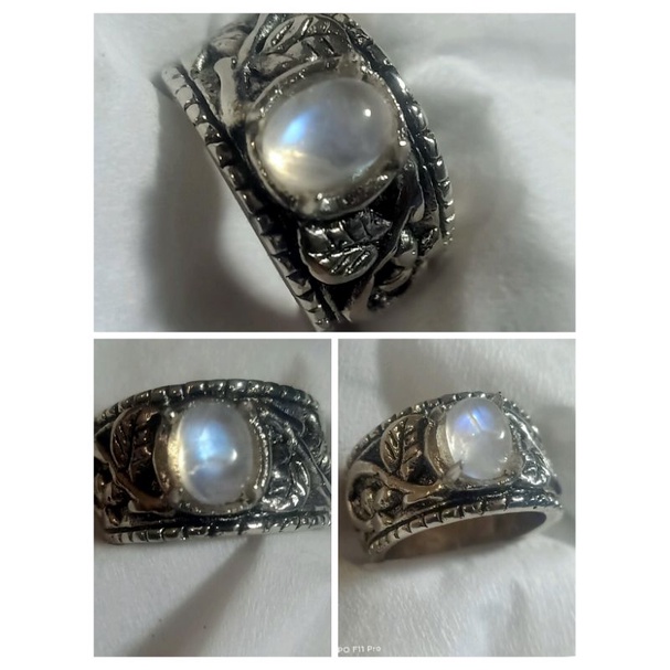 natural Biduri bulan ring Bali
