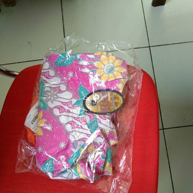 Blouse Puff Parang Bunga Atasan Baju Lonceng Pita Warna Soft Pastel Seragam Kerja Kantor Wanita