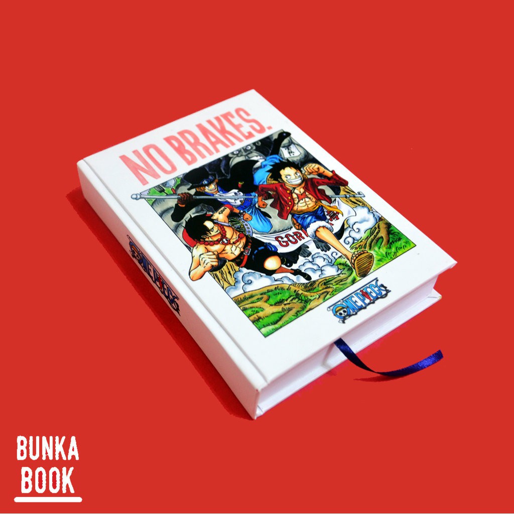 

Pocket Book Hardcover Anime One Piece ASL Pirates Ukuran A6 Jurnal Agenda Planner Notebook Gift Couple