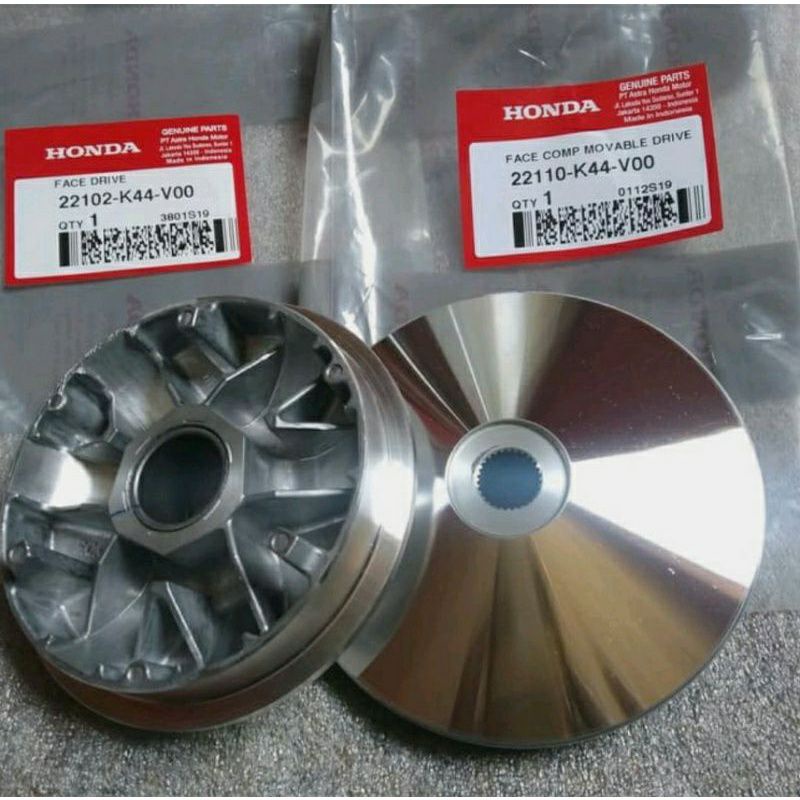 Rumah Roller Custom  Pulley  Costume Beat Deluxe Beat New kOJ K44  (High Quality ) Beat Esp Scoopy Esp Vario 110 Esp  Genio  Beat street New Scoopy New 2021 -2022 /puley costume 13,5 13,8 Puley pulley  costume beat esp scoopy beat pop Ghio motor shop