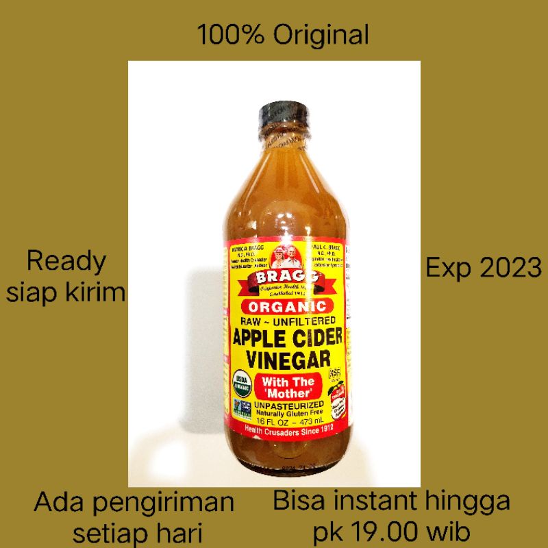 

BRAGG CUKA APEL 473ML / APPLE CIDER VINEGAR (ACV)