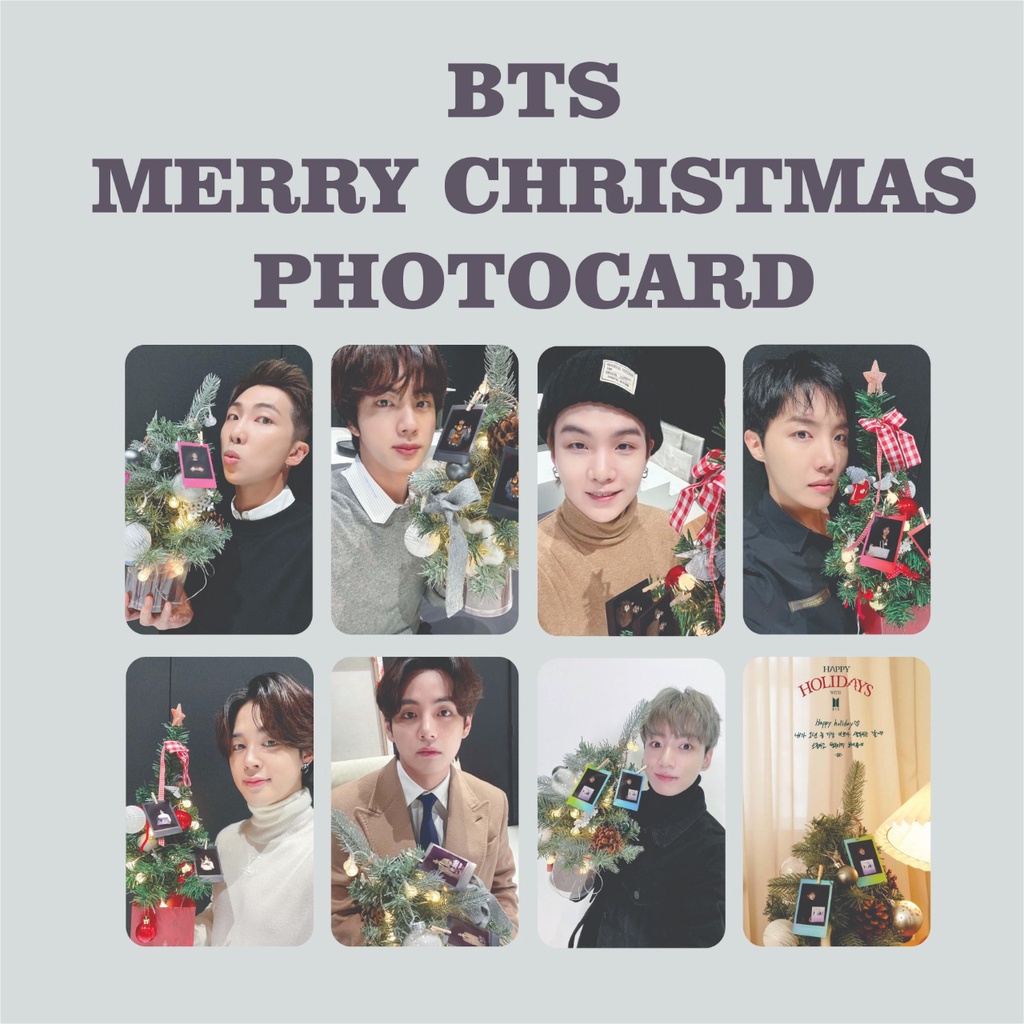 [SPECIAL NATAL] BTS MERRY CHRISTMAS PHOTOCARD