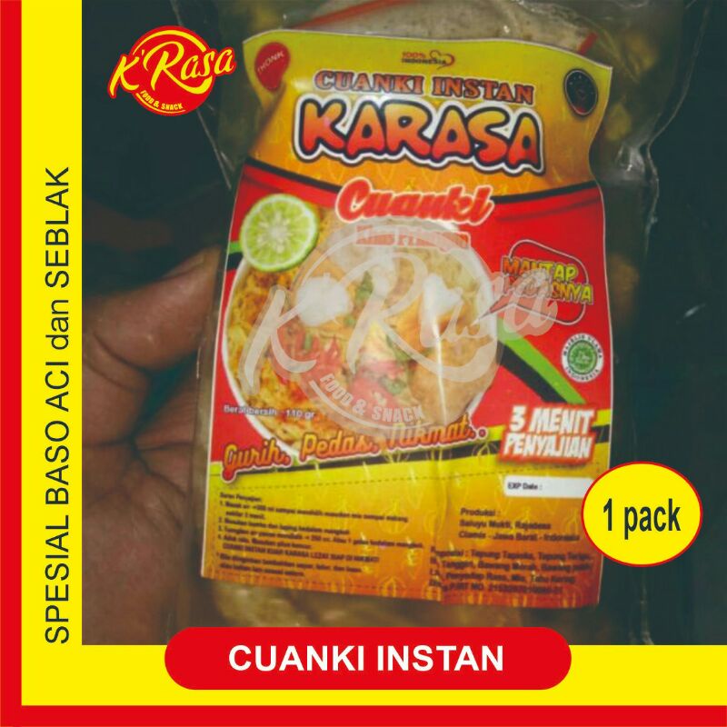 

Cuanki instan khas garut enak dikirim polos tanpa label
