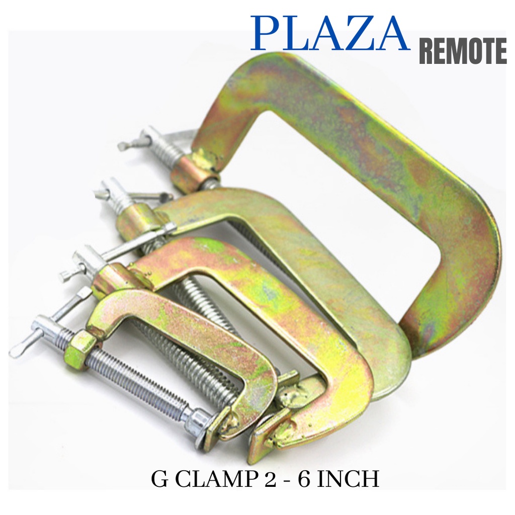 C / G CLAMP CATOK ALAT PENJEPIT 2 - 6 INCH EMAS CAPIT PENJEPIT KAYU BESI DLL KUNCI MINI LOCKING PLIER