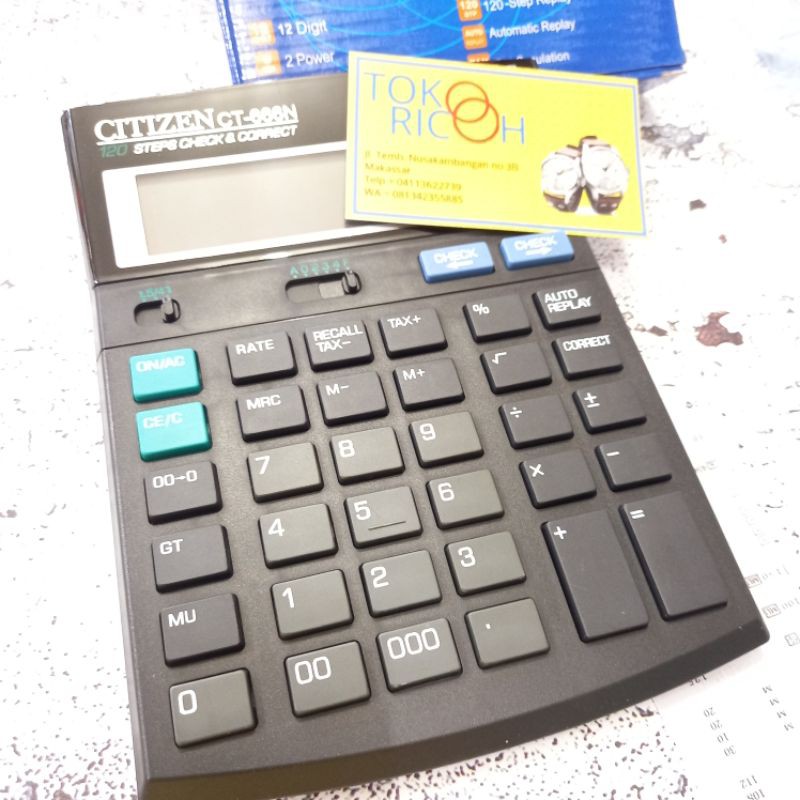 

(Toko Ricoh) CT 666 Citizen Kalkulator.