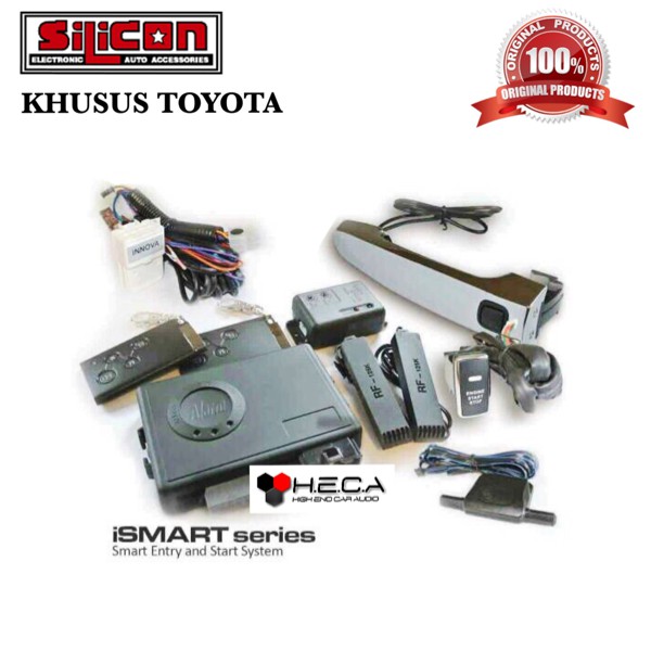 iSmart Alarm Mobil Pintar SILICON Khusus TOYOTA Smart Keyless Entry