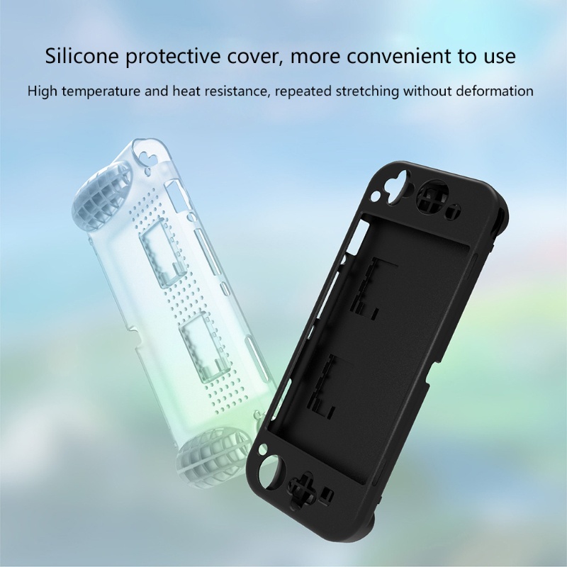 Case Cover Grip Bahan Silikon Dengan Switch Oled Controllers