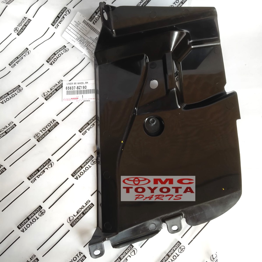 Liner Fender / Spakbor Belakang Kanan Agya Ayla 65637-BZ190