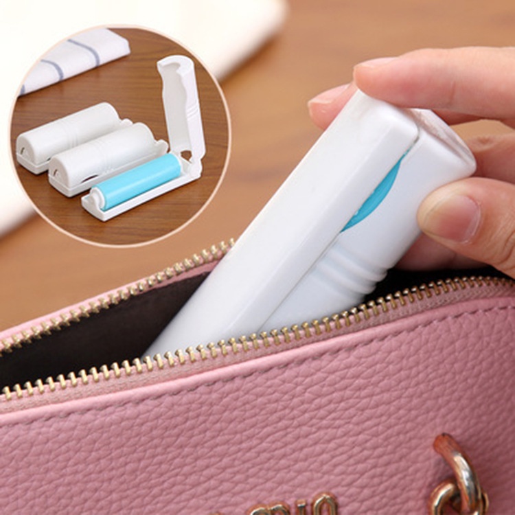 Hot Sale/Warna Random Mini Clothes Lint Rollers Cleaner/Roller Penghilang Bulu Portable Bisa Dicuci/Sikat Pembersih Bulu Hewan Peliharaan Pakaian