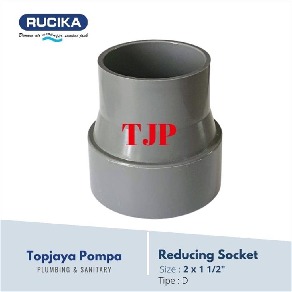 V.SOCK / REDUCER PVC D RUCIKA 2 X 1 1/2&quot;