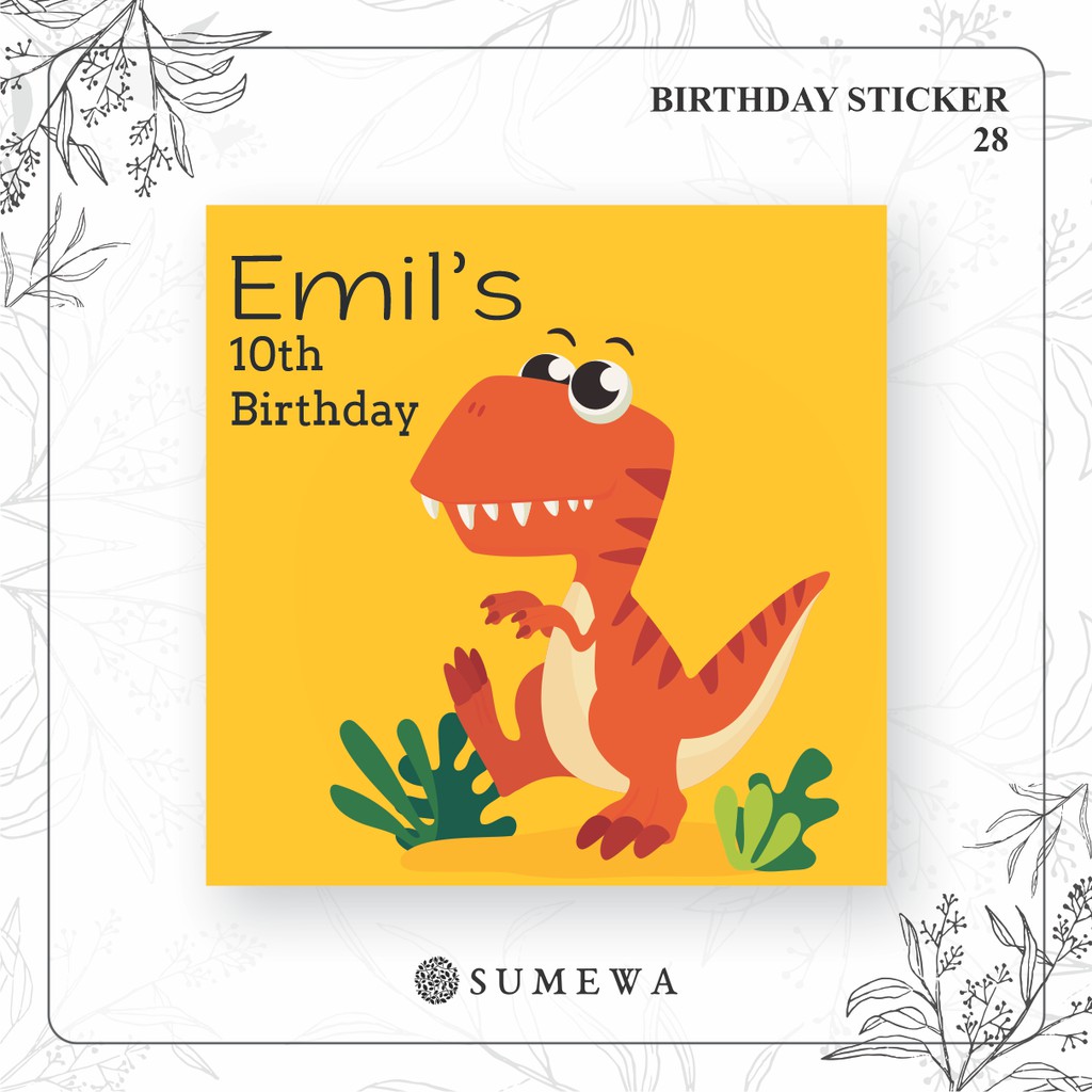 

Sticker Ulang Tahun / Birthday Sticker / Sticker Hampers Bingkisan Ulang Tahun - 28