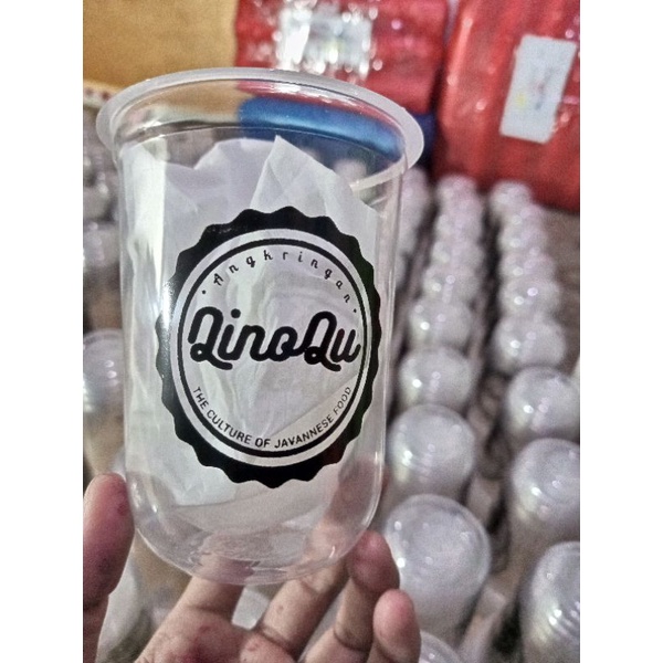 sablon cup 16oz oval