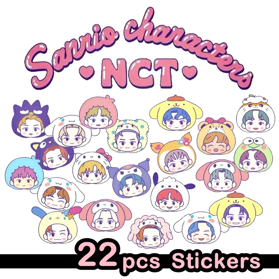 

NCT x Sanri0 Characters Stickers NCT Hello Kitty