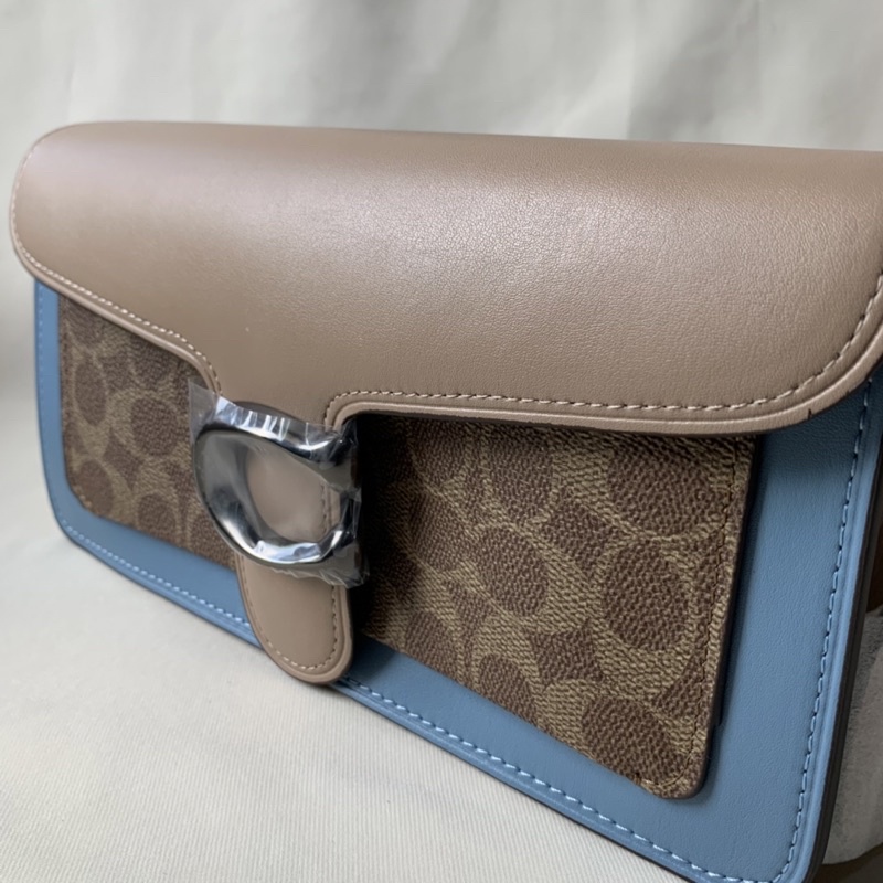 Coach Tabby Shoulder Bag 26 Blue Cream (4606)