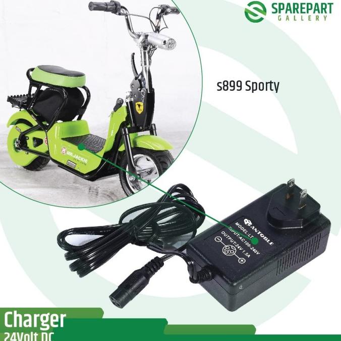 Sparepart Charger skuter listrik 24Volt DC