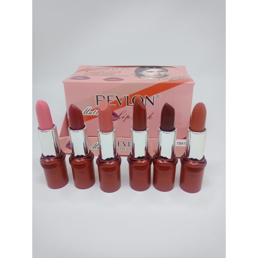 LIPSTICK REVLON MATTE LIPSTICK 1841 LONG LASTING/LIPCREAM PERBOX