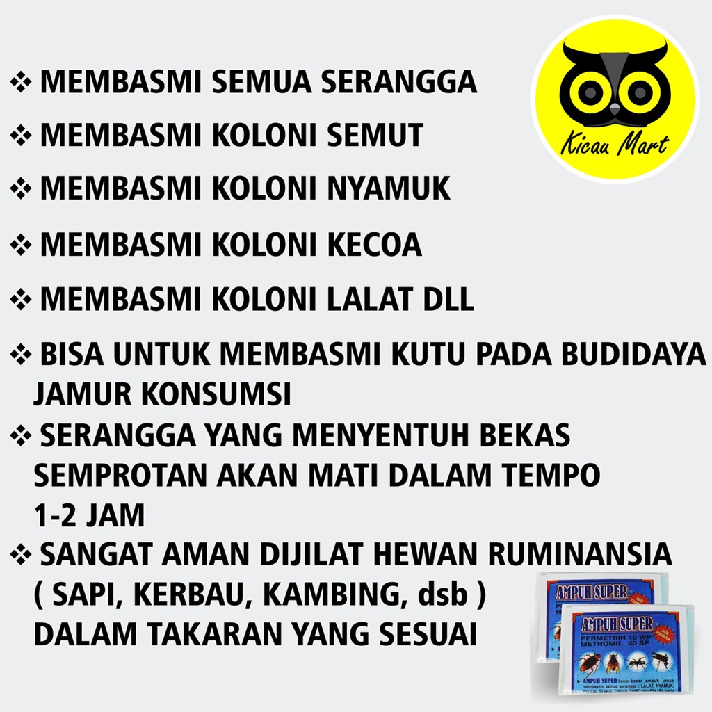 OBAT PEMBASMI SERANGGA AMPUH SUPER ANTI SEMUT PEMBASMI SERANGGA PADA SAPI KUCING BURUNG ANJING BABI AYAM ANTI LALAT KECOA NYAMUK KUTU PINJAL BASMI TUNGAU BASMI TUNTAS SERANGGA ssDI SANGKAR BURUNG KANDANG KUCING