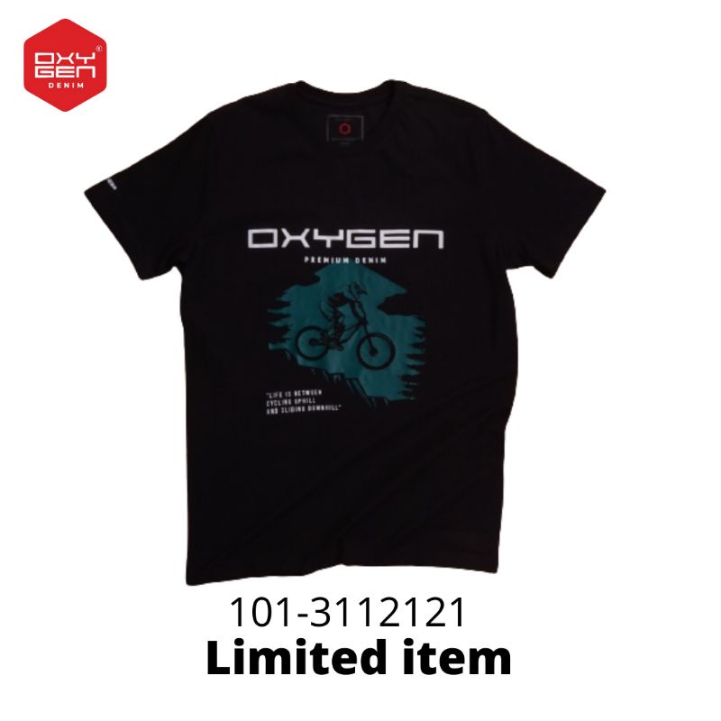 kaos oxygen denim 1212 hitam