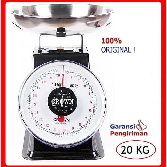 Timbangan Duduk Timbangan Buah 20 Kg Crown