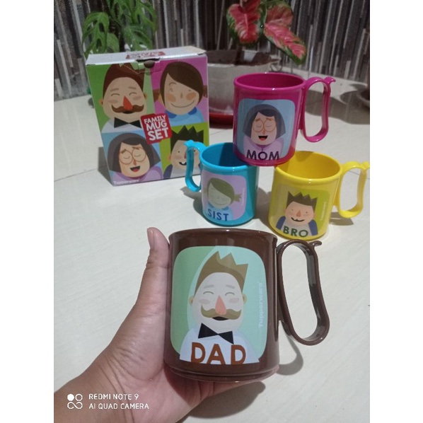 family mug tupperware/ mug tupperware promo