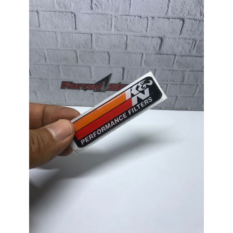 stiker filter CVT Sticker k&amp;n KOSO timbul