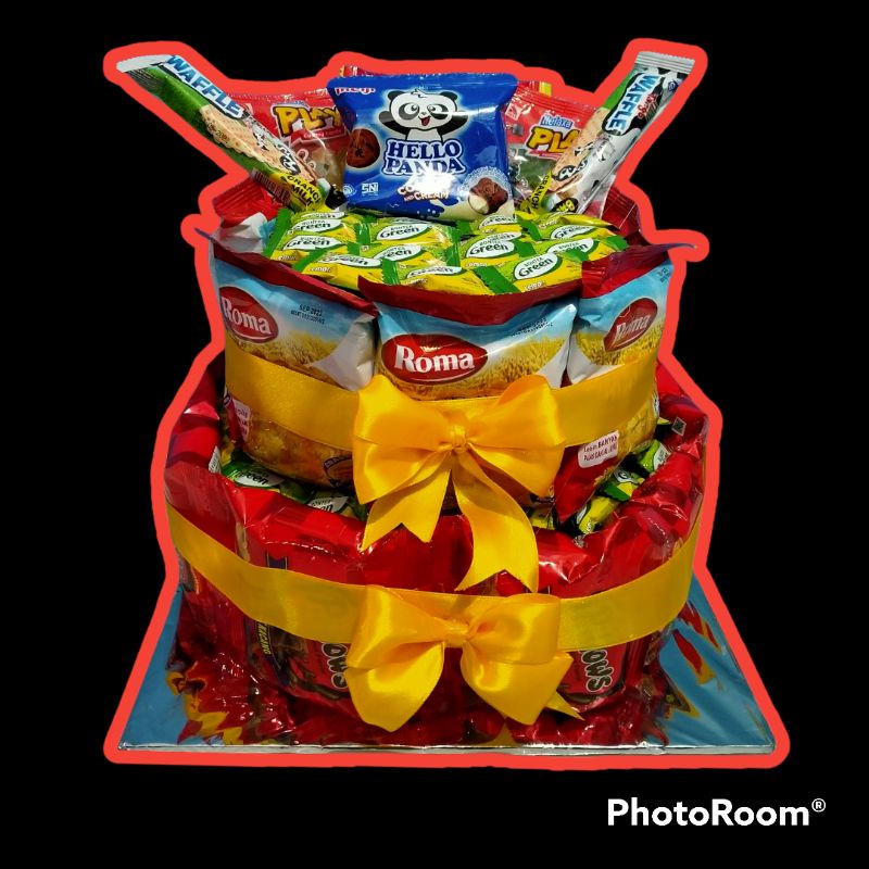 

Snack birthday tower bouqet gift