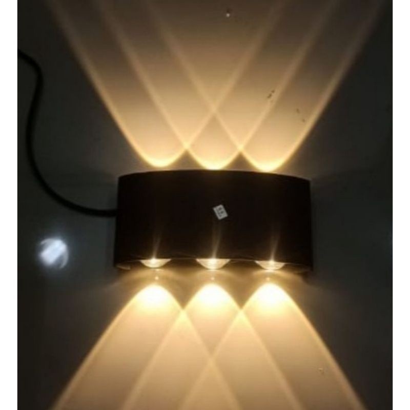 SWM01 SURYA 6W Wall 2 sisi nyala Lampu Dinding led outdoor hias light