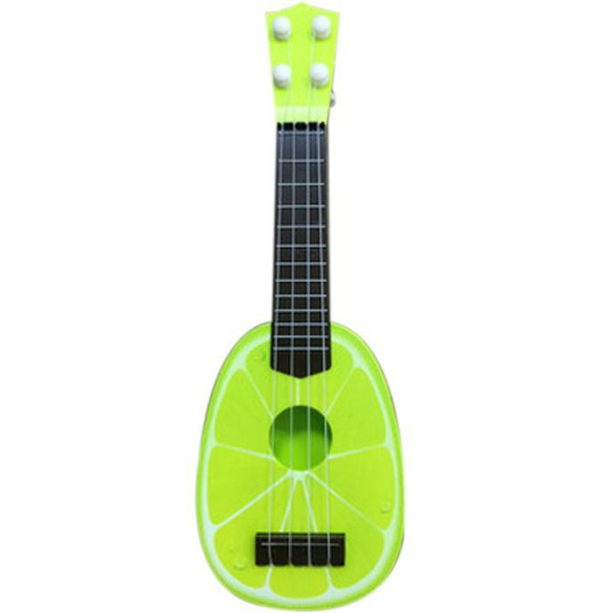 Grab Medan PAKET HEMAT Musik UKULELE GITAR MAINAN GAMBAR BUAH-BUAHAN - AK88 - MULTI-COLOR