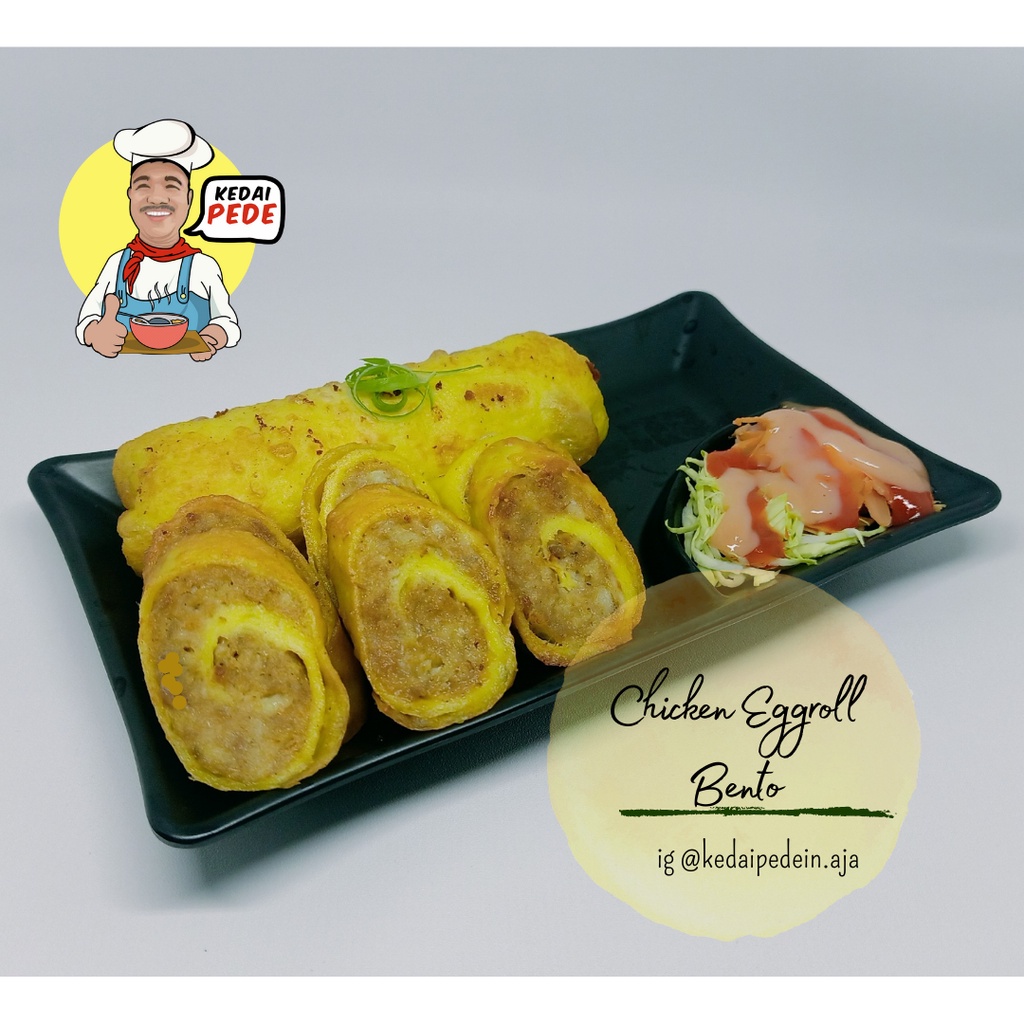 

CHICKEN EGGROLL BENTO SIAP SANTAP KEDAI PEDE