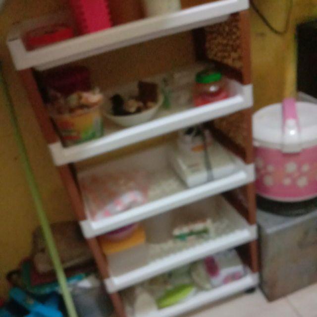 Rak Plastik Serbaguna / Rak Salon Besar / Jumbo Free Roda. Best Seller !!!