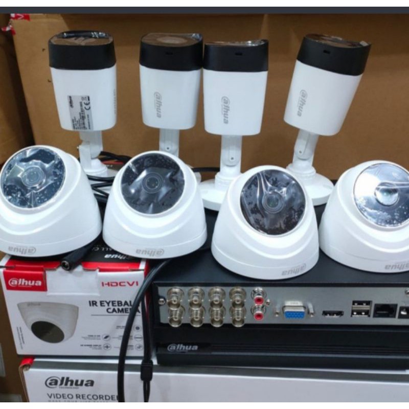 Paket cctv Dahua 8 ch hdcvi 2 MP / full hd 1080p murah+ HDD 1TB