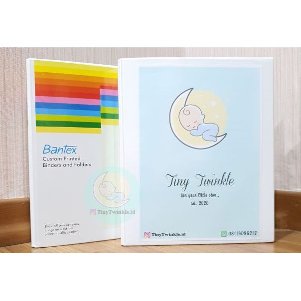 

Bantex Custom Printed Binders and Folders 2 Ring Type 8522 Ukuran A4 - 25mm Warna Putih