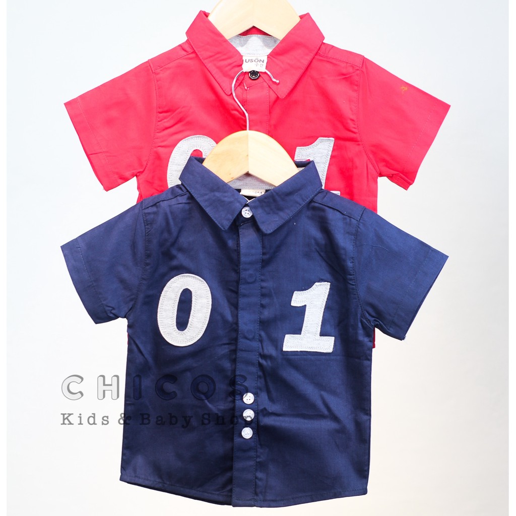 Kemeja Baby Tangan Pendek ( 1 tahun  ) USON #3043