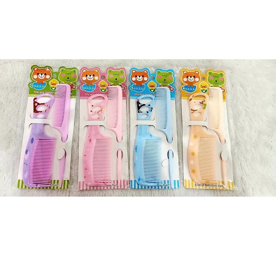 Sisir Karakter Mini SET ISI 2 / Sisir Karakter / Sisir Rambut Anak / Hair Comb